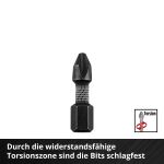 Einhell-KWB Impact-Bit-Set mit Metall- und Universalbohrern in M-CASE, 39-teilig, Bohrer- & Bit-Satz