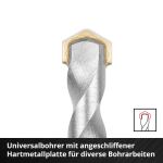 Einhell-KWB Impact-Bit-Set mit Metall- und Universalbohrern in M-CASE, 39-teilig, Bohrer- & Bit-Satz