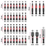 Einhell-KWB Impact-Bit-Set in M-CASE, 39-teilig (mit Stecknüssen)