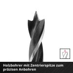 Einhell-KWB Bohrer-Set Holz, Stein und Metall M-CASE, 16-teilig