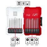 Einhell-KWB Bit-Set in M-CASE, 16-teilig (extra lang, 90 mm)