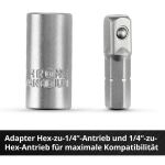 Einhell-KWB Bit- und Ratschen-Set in L-CASE, 37-teilig