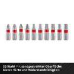 Einhell-KWB Impact-Bit-Satz mit Karabiner, Pocket-Set, 50 mm, 10-teilig