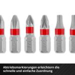 Einhell-KWB Impact-Bit-Satz mit Karabiner, Pocket-Set, 50 mm, 10-teilig