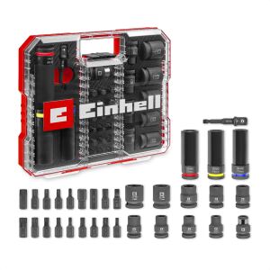 Einhell-KWB KFZ-Impact-Stecknuss- und Bit-Set in XL-CASE, 32-teilig