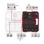 Einhell-KWB KFZ-Impact-Stecknuss- und Bit-Set in XL-CASE, 32-teilig