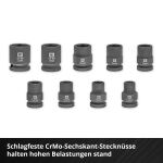 Einhell-KWB KFZ-Impact-Stecknuss- und Bit-Set in XL-CASE, 32-teilig