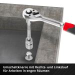 Einhell-KWB E-Case Werkzeugkoffer Universal, 80-teilig (schwarz/rot)