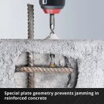 Einhell-KWB Hammerbohrer-Satz SDS-plus, Ø 6-14 mm (7-teilig, 210 mm)
