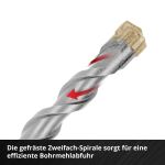 Einhell-KWB Hammerbohrer-Satz SDS-plus, Ø 6-14 mm (7-teilig, 160 mm)