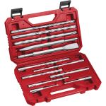 Einhell-KWB SDS Plus Meißel- & Bohrer-Satz, 12-teilig (rot, Ø 5-16mm, Transportkoffer)