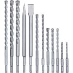 Einhell-KWB SDS Plus Meißel- & Bohrer-Satz, 12-teilig (rot, Ø 5-16mm, Transportkoffer)
