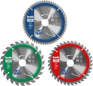 Einhell-KWB Kreissägeblatt-Satz, Ø 165 x 20mm, 3-teilig