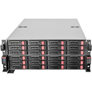 Silverstone Technology SST-RM43-324-RS, Rack (schwarz/rot, 4 Höheneinheiten)