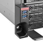 Silverstone Technology SST-RM43-324-RS, Rack (schwarz/rot, 4 Höheneinheiten)