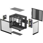 Deepcool CG330 3F (schwarz, Panorama-Design)