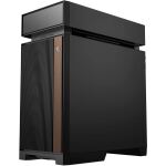 Deepcool CL6600 (schwarz/holz, Tempered Glass)