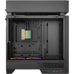 Deepcool CL6600 (schwarz/holz, Tempered Glass)