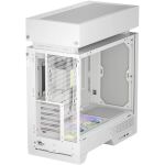 Deepcool CL6600 WH (weiß/holz, Tempered Glass)