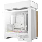 Deepcool CL660 WH (weiß/holz, Tempered Glass)