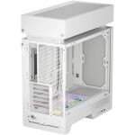 Deepcool CL660 WH (weiß/holz, Tempered Glass)