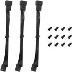 Deepcool FD12 V2 3IN1 (schwarz, 3er Pack, 120 mm)