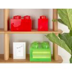 Room Copenhagen LEGO Storage Brick 4 Top Lid Translucent (hellgrün/transparent)