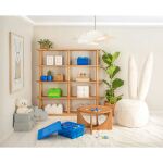 Room Copenhagen LEGO Storage Brick 4 Top Lid Translucent (hellgrün/transparent)