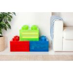 Room Copenhagen LEGO Storage Brick 4 Top Lid Translucent (hellgrün/transparent)