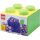 Room Copenhagen LEGO Storage Brick 4 Top Lid Translucent (hellgrün/transparent)