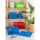 Room Copenhagen LEGO Storage Brick 4 Top Lid Translucent (hellgrün/transparent)