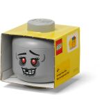 Room Copenhagen LEGO Storage Head "Zombie", mini (grau)