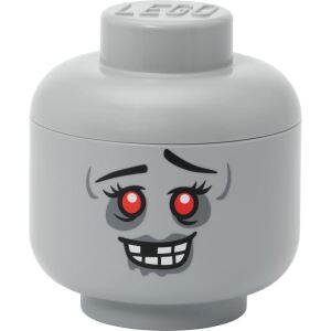 Room Copenhagen LEGO Storage Head "Zombie", klein (grau)