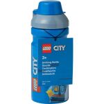 Room Copenhagen LEGO Trinkflasche City (blau/silber, 0,39 Liter)