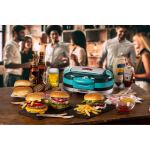 Ariete Hamburger-Grill Party Time (hellblau/silber, 1.200 Watt, 50s Style)