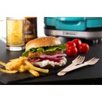Ariete Hamburger-Grill Party Time (hellblau/silber, 1.200 Watt, 50s Style)