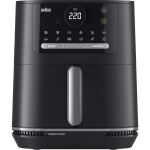 Braun Houshold 2-in-1 Heißluftfritteuse MultiFry 5, HF 5054I (schwarz, 2.000 Watt, Korb 6,0 Liter)