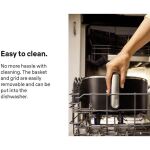 Braun Houshold 2-in-1 Heißluftfritteuse MultiFry 5, HF 5054I (schwarz, 2.000 Watt, Korb 6,0 Liter)