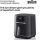 Braun Houshold 2-in-1 Heißluftfritteuse MultiFry 5, HF 5054I (schwarz, 2.000 Watt, Korb 6,0 Liter)