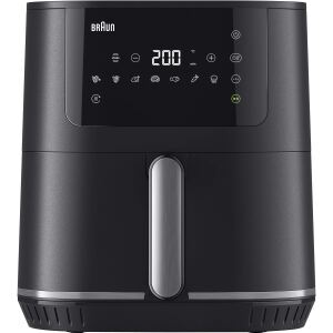 Braun Houshold Heißluftfritteuse MultiFry 5, HF 5034I (schwarz, 1.700 Watt, Korb 6,0 Liter)