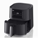 Braun Houshold Heißluftfritteuse MultiFry 5, HF 5034I (schwarz, 1.700 Watt, Korb 6,0 Liter)