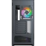 Montech SKY 3  (schwarz, Panorama-Glasfront)