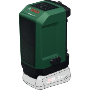 Bosch Power Tools UniversalSpeaker 18V-1 (grün/schwarz, Bluetooth, USB-C, Ohne Akku und Ladegerät, POWER FOR ALL ALLIANCE)