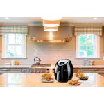 Ariete Airy Fryer XXL  (schwarz, 1.800 Watt, Korb 7 Liter)