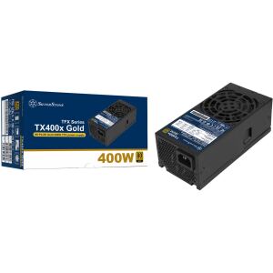 Silverstone Technology TX400x Gold (schwarz, 2x PCIe, 400 Watt)
