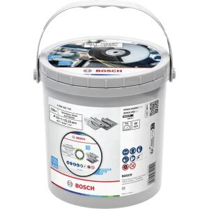 Bosch Power Tools Trennscheibe für Edelstahl und Metall, Ø 125 mm, 100 Stück im Eimer (Bohrung 22,23 mm, A 60 T BF)