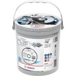 Bosch Power Tools Trennscheibe für Edelstahl und Metall, Ø 125 mm, 100 Stück im Eimer (Bohrung 22,23 mm, A 60 T BF)