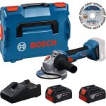 Bosch Power Tools Werkzeug-Set Akku Winkelschleifer mit 2...