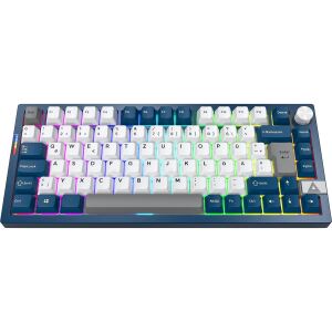Montech MK PRO 75 (blau/weiß, DE-Layout, Gateron G Pro 3.0 Brown)