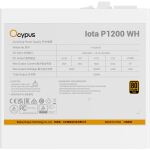 Ocypus Iota P1200 White (weiß, 1x 12-Pin High Power GPU, 3x PCIe, Kabelmanagement, 1200 Watt)